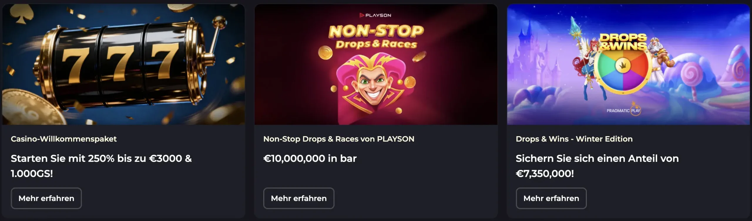 Boni und Promotionen